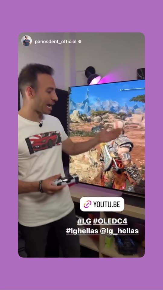LG OLED C4 campaign by @panosdent_official