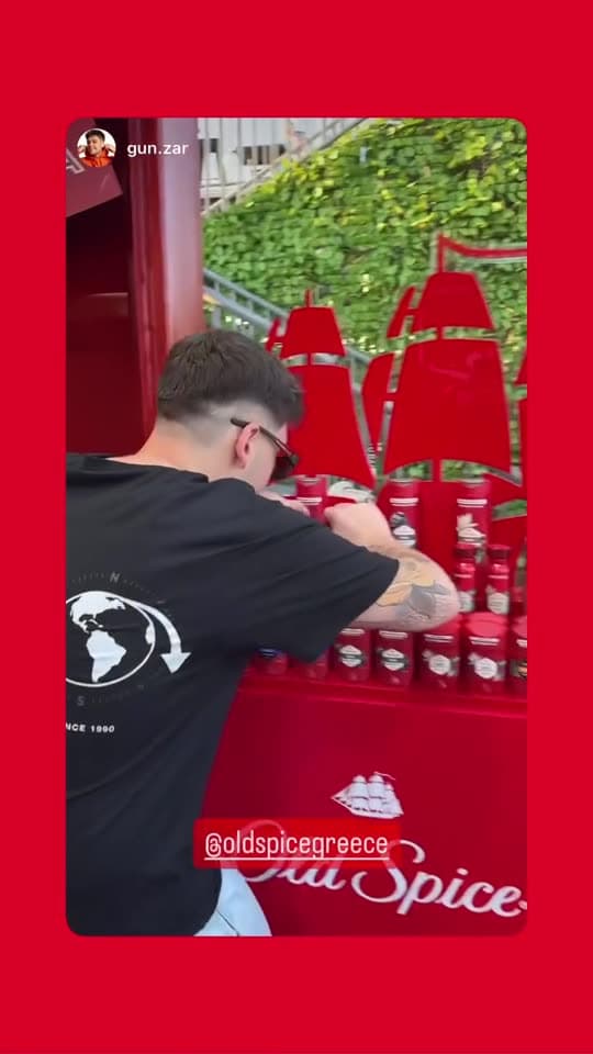 Old Spice campaign by @gun.zar